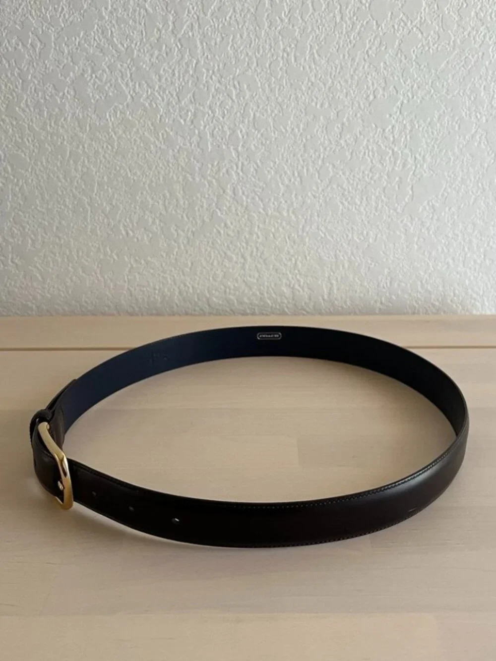 Coach Genuine Box Calf Leather Belt